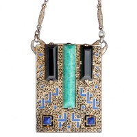 Theodore Farhner art deco pendant